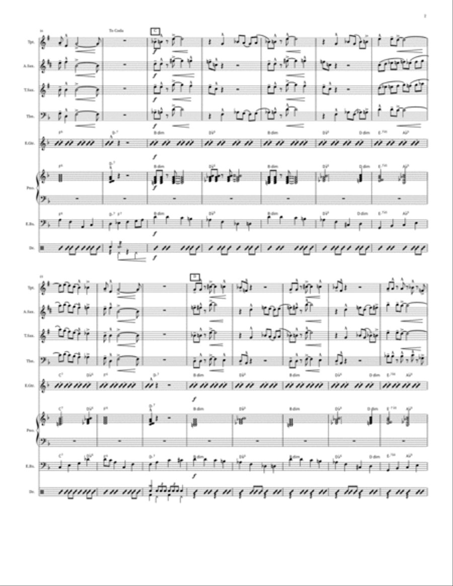 The Choices We Make The Choices We Make Jazz Ensemble scores gallery preview page 2