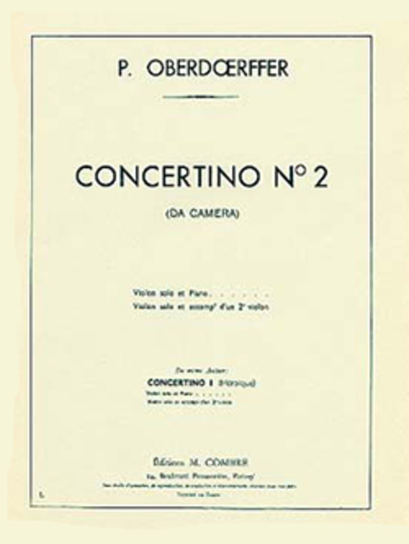 Concertino No. 2 da Camera
