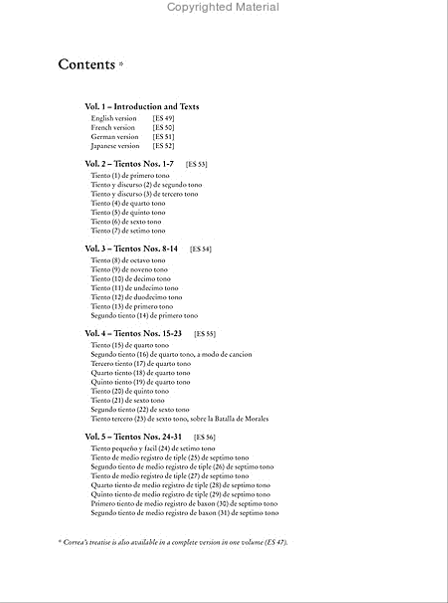 Facultad Organica (Alcalá 1626) [Edition in 11 vols.] - Vol. 8: Tientos Nos. 49-55 Organ scores gallery preview page 3