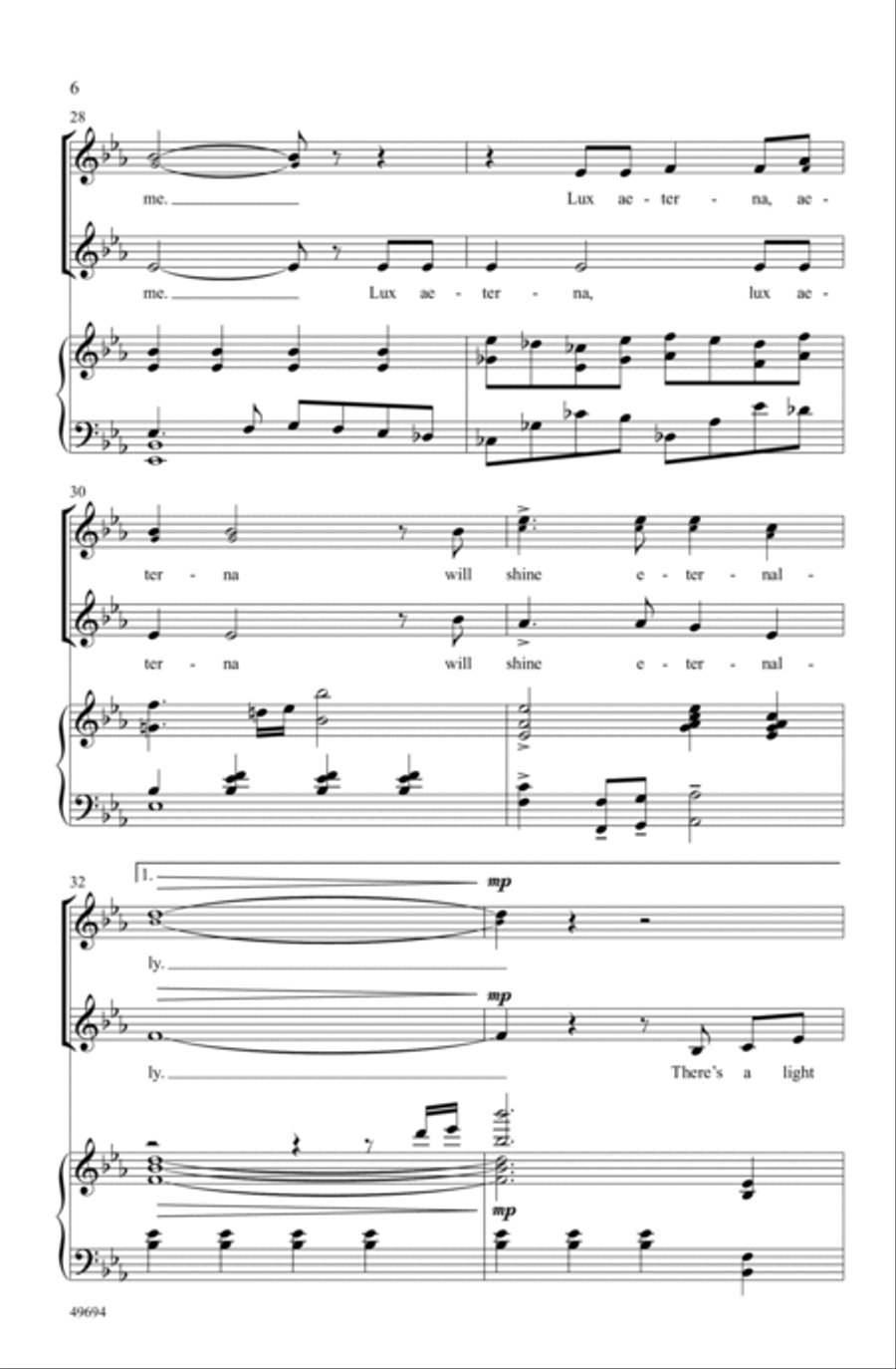 Carry the Light Choir scores gallery preview page 5