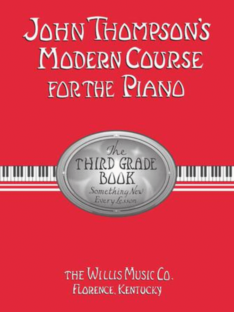John Thompson's Modern Course for the Piano – Third Grade (Book Only) Piano Method scores gallery preview page 1
