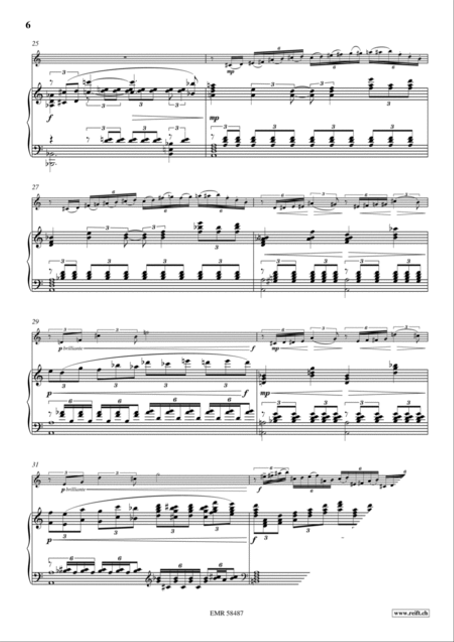 Poeme No. 2 Alto Saxophone scores gallery preview page 7