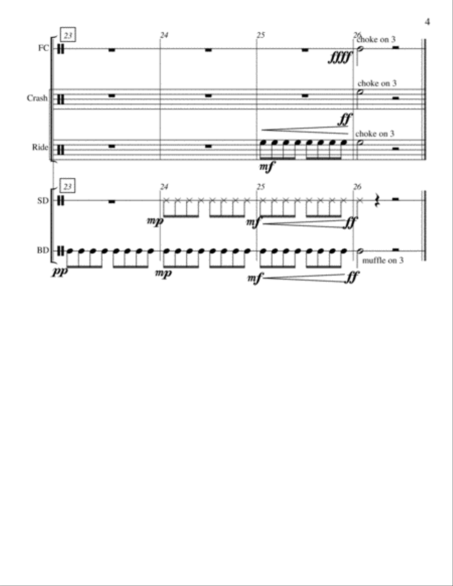 Cymbalism Percussion Ensemble scores gallery preview page 5