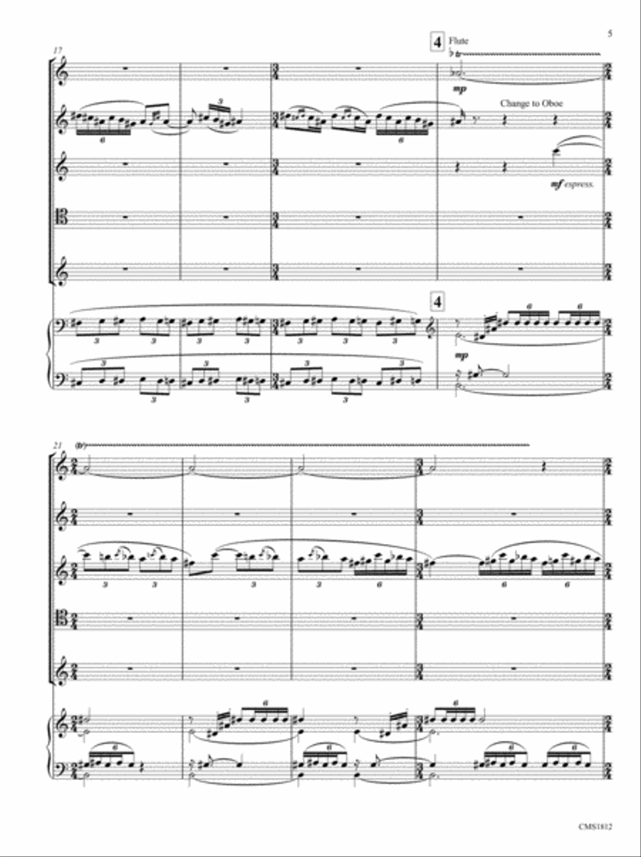 The Rite of Spring Woodwind Quintet scores gallery preview page 6