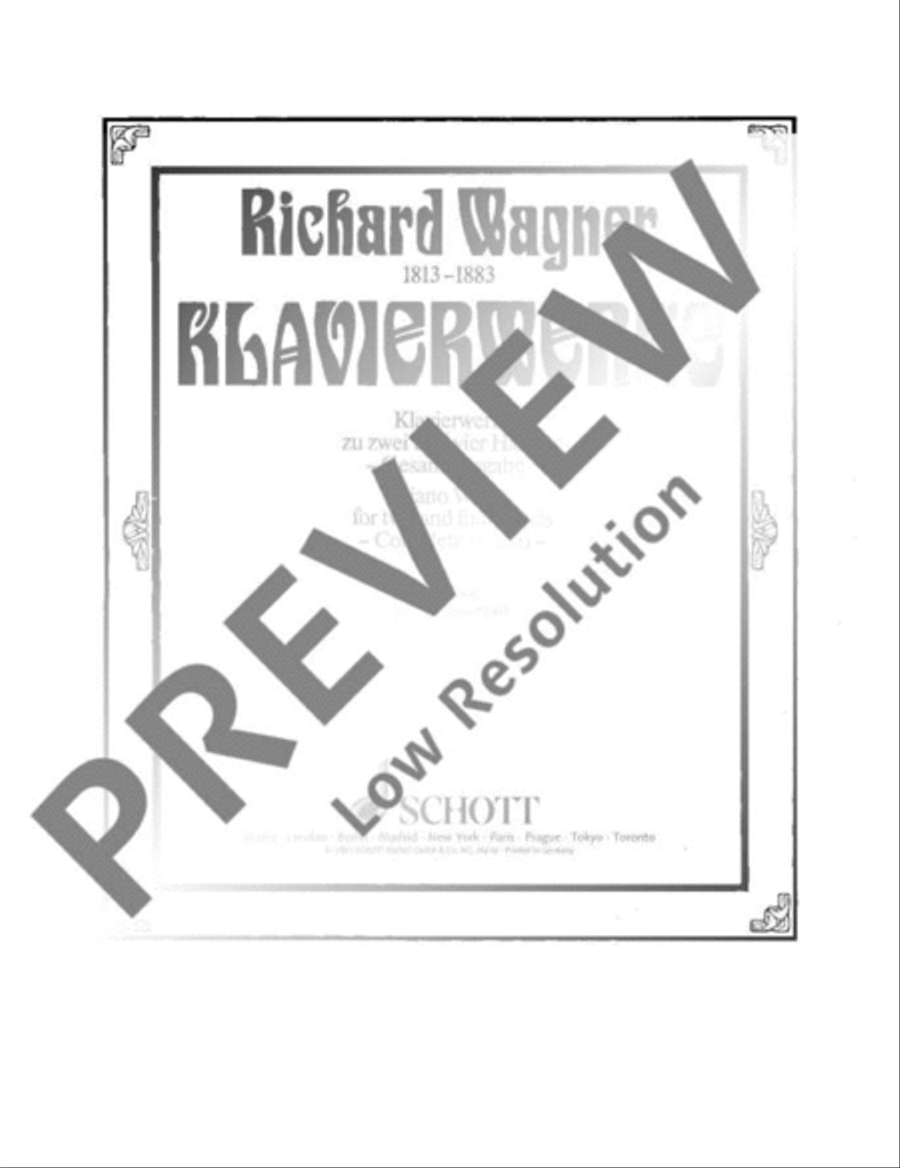 Complete Piano Works Piano Duet scores gallery preview page 2