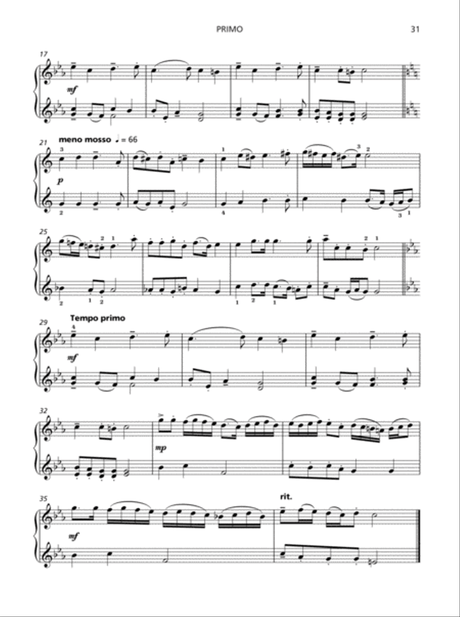 Piano Sketches Duets Book 1 Piano Duet scores gallery preview page 30