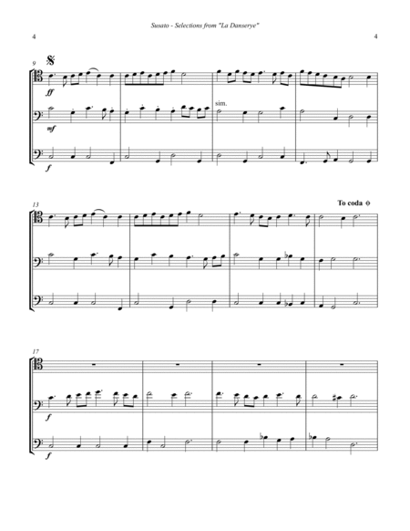 La Danserye - Renaissance Dance Suite for Trombone Trio