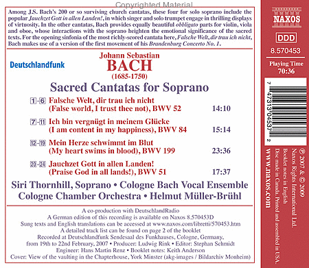 Soprano Cantatas for Soprano image number null