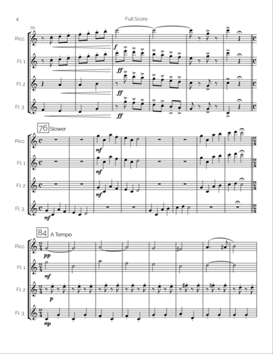 Do-re-mi Woodwind Quartet scores gallery preview page 5