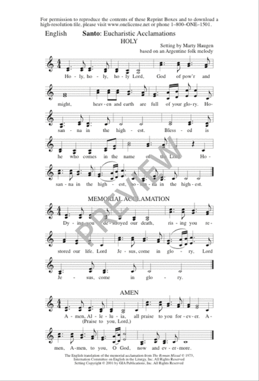 Santo Santo 2-Part scores gallery preview page 13