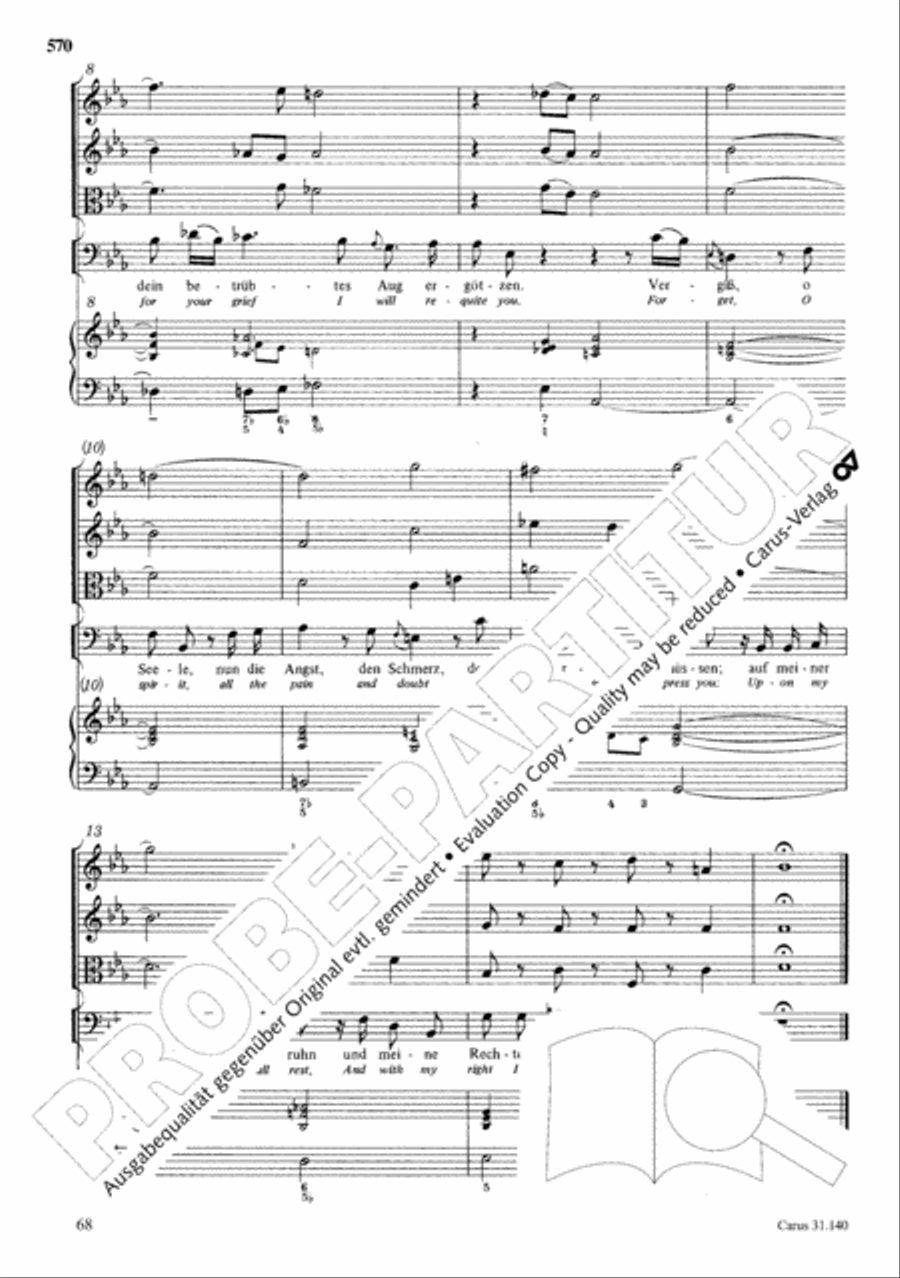 The Complete Sacred Vocal Works (Das geistliche Vokalwerk) Voice scores gallery preview page 571