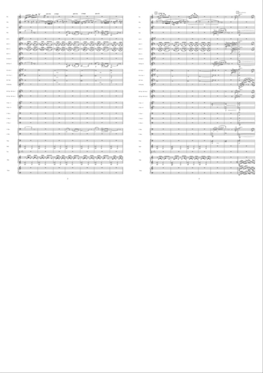 Adagio Of Spartacus And Phrygia Choir scores gallery preview page 3