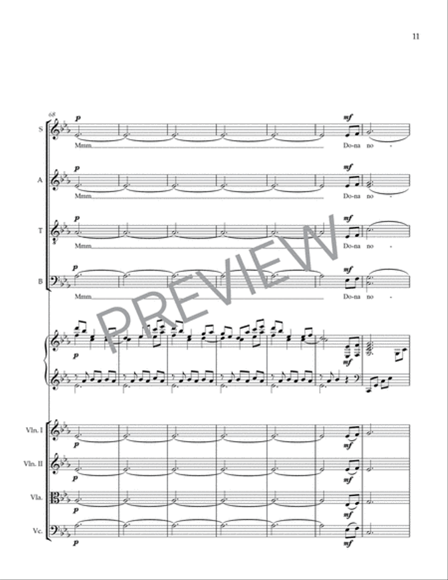 The Ground (Full Score and Instrumental Parts) Choir scores gallery preview page 14