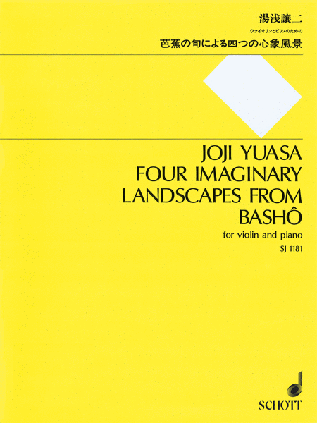 Four Imaginary Landscapes from Basho