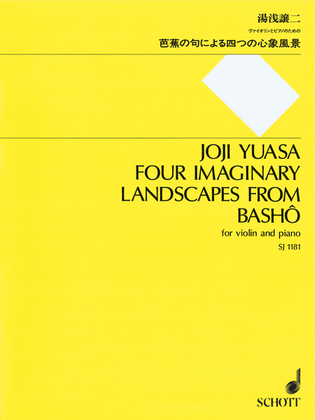Book cover for Four Imaginary Landscapes from Basho