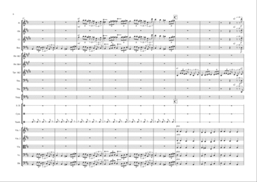 Symphony No.5 Op.21 (The Comic!) Full Orchestra scores gallery preview page 6