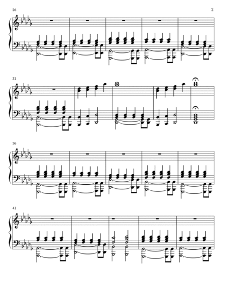If The World Was Ending Easy Piano scores gallery preview page 2