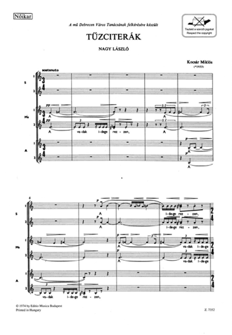 Tüzciterák A Cappella scores gallery preview page 1