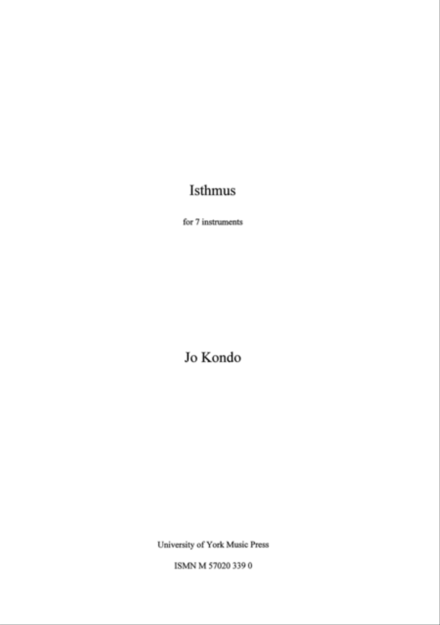 Isthmus Isthmus Bassoon scores gallery preview page 1