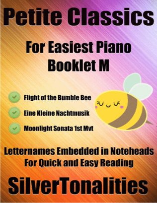 Book cover for Petite Classics for Easiest Piano Booklet M
