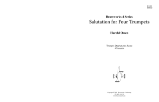 Book cover for Salutation for Four Trumpets