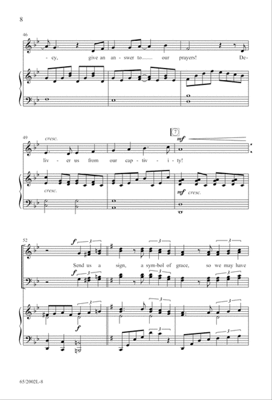 And This Shall Be a Sign And This Shall Be a Sign 4-Part scores gallery preview page 9