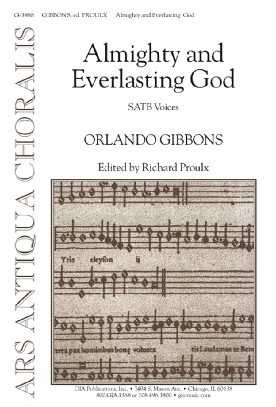 Almighty and Everlasting God 4-Part scores gallery preview page 1