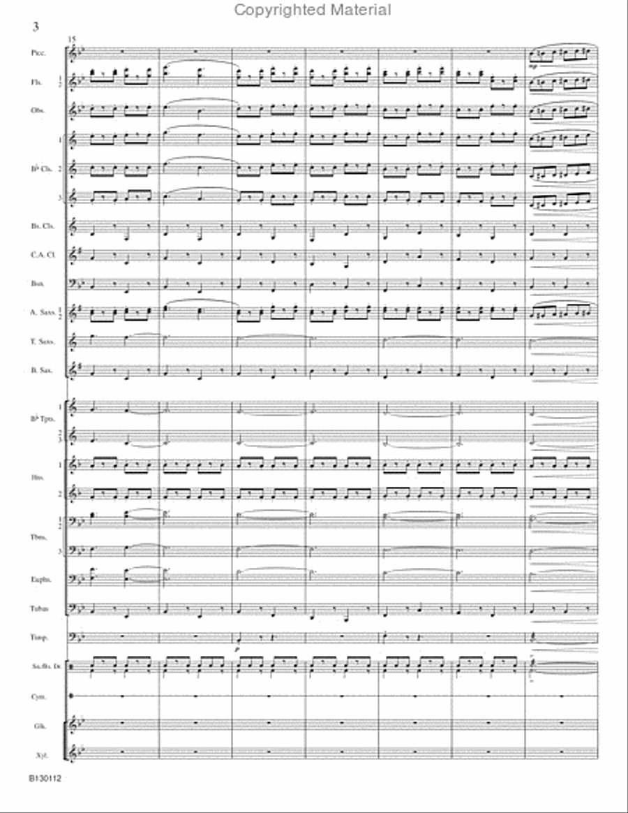March Grandioso Concert Band scores gallery preview page 5