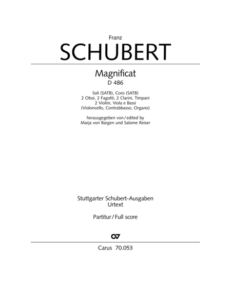 Magnificat in C major image number null
