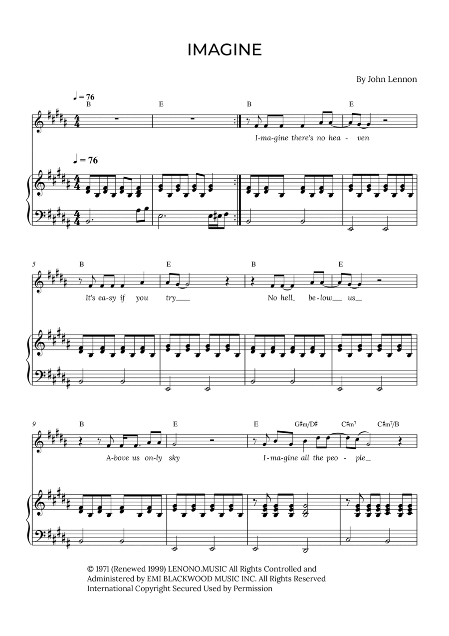 Imagine Soprano Voice scores gallery preview page 1