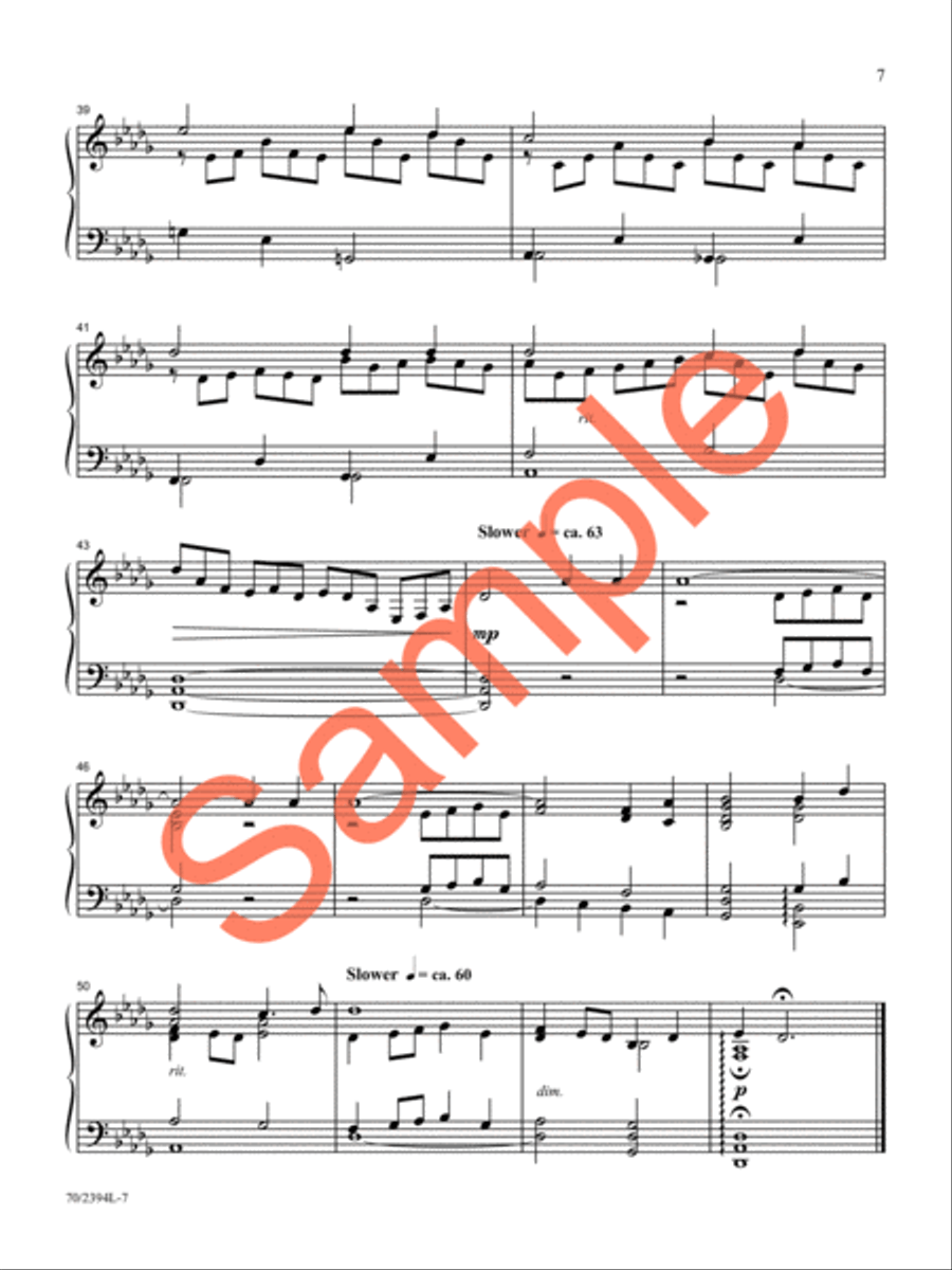 Refreshing Piano Solo scores gallery preview page 7