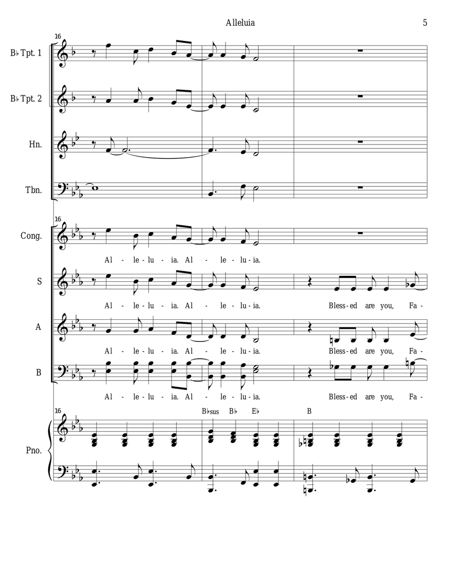 Alleluia (from 