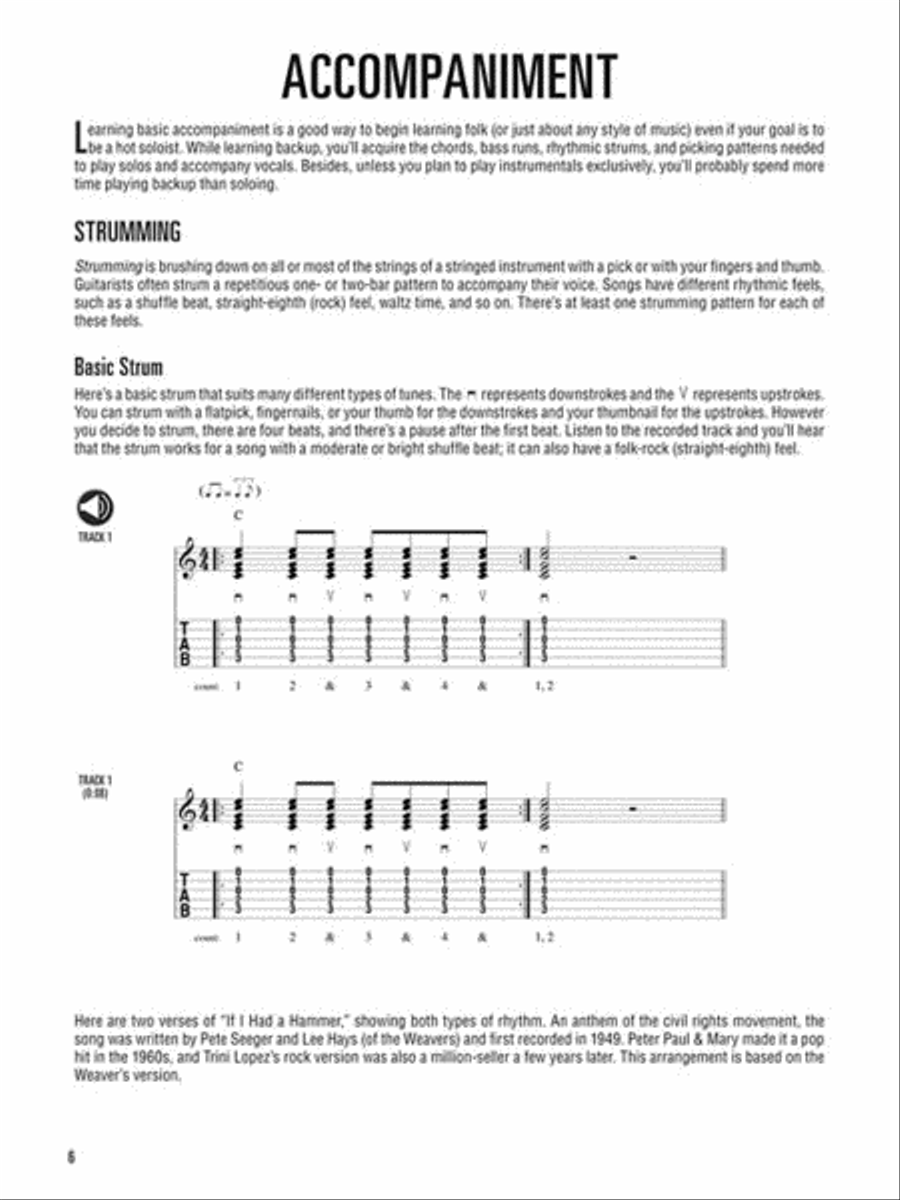 Hal Leonard Folk Guitar Method Acoustic Guitar scores gallery preview page 5