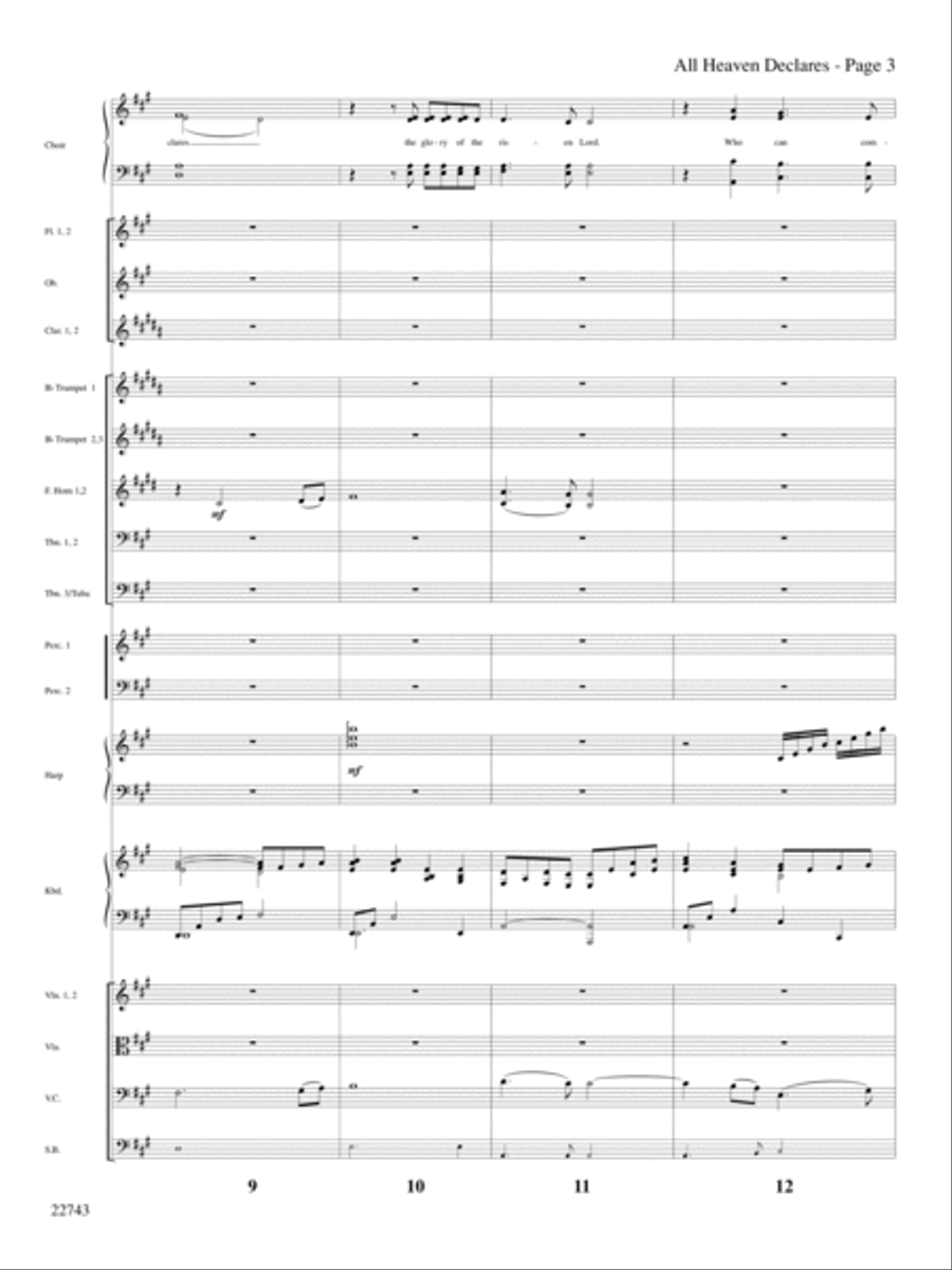 All Heaven Declares (with Alleluias) Choir scores gallery preview page 4