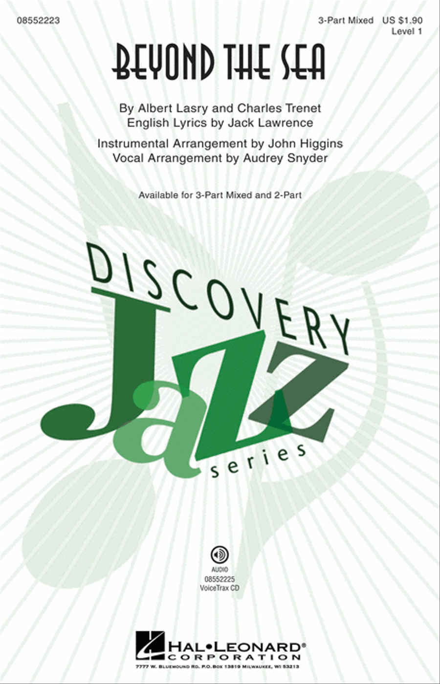 Beyond the Sea Vocal Jazz Ensemble scores gallery preview page 1