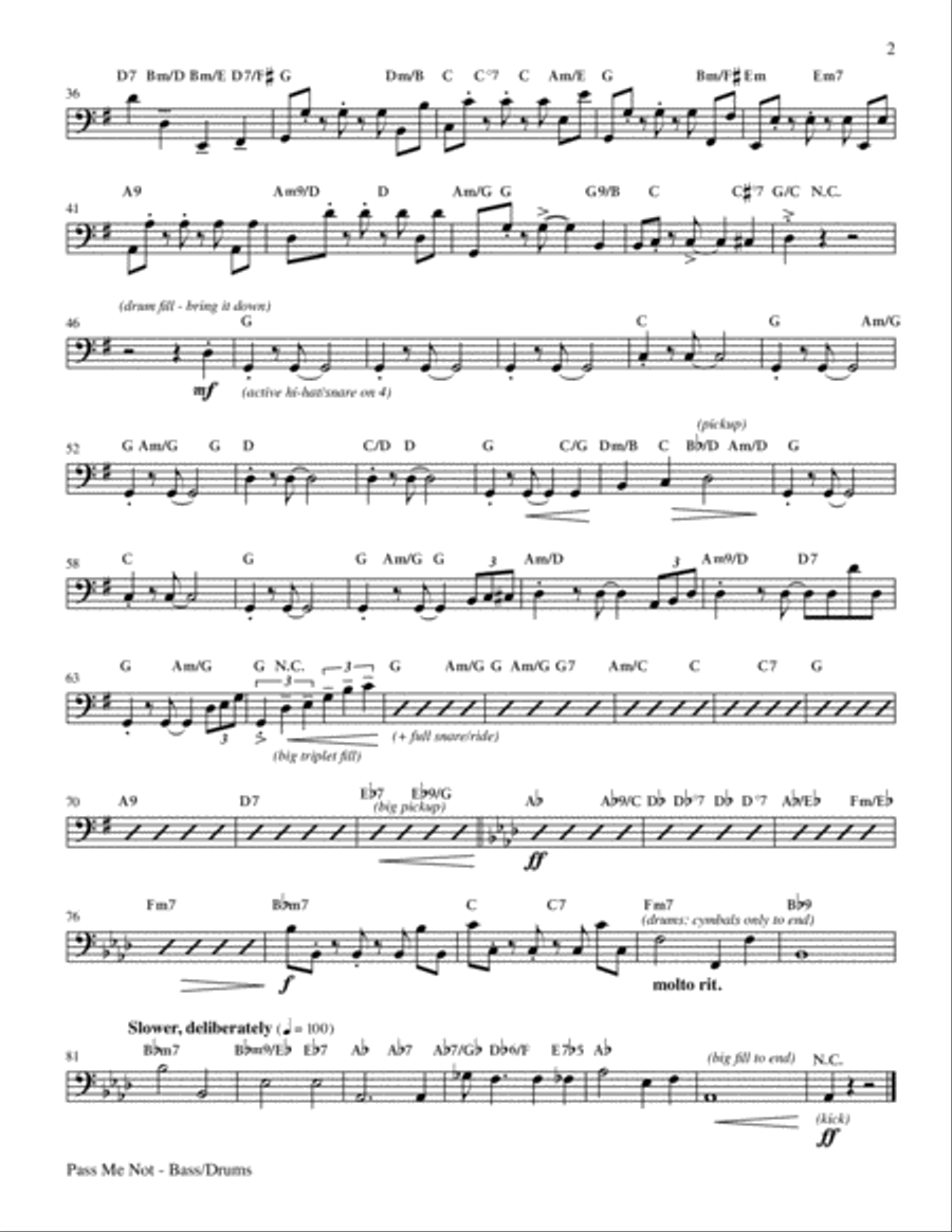 Pass Me Not Guitar scores gallery preview page 5