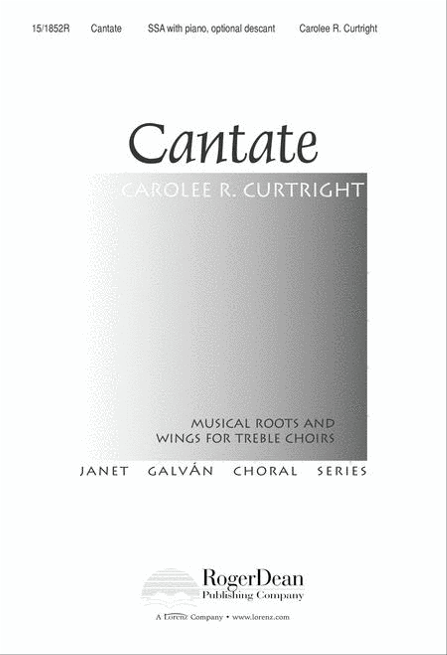 Cantate Cantate SSA scores gallery preview page 1