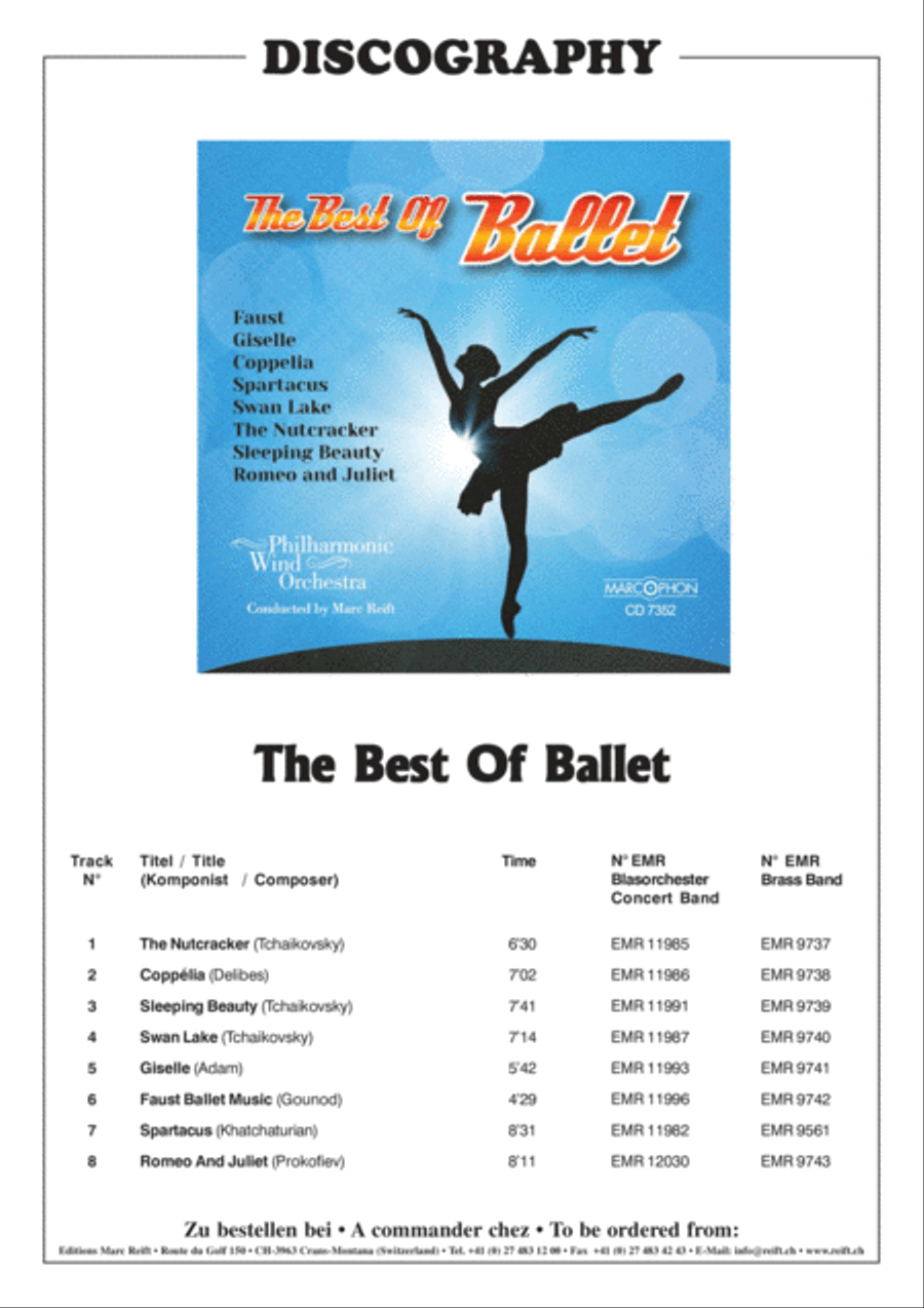 Faust Ballet Music Brass Band scores gallery preview page 3