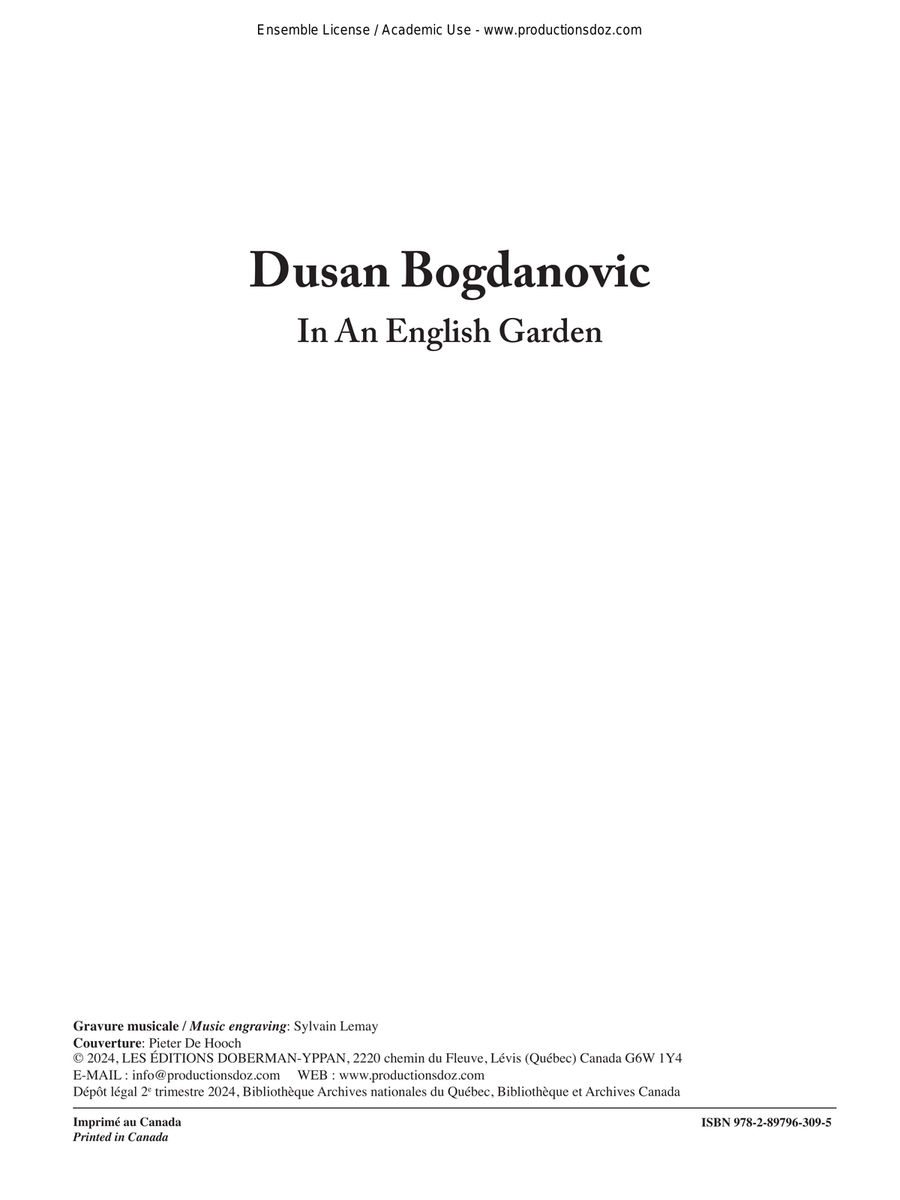 In An English Garden