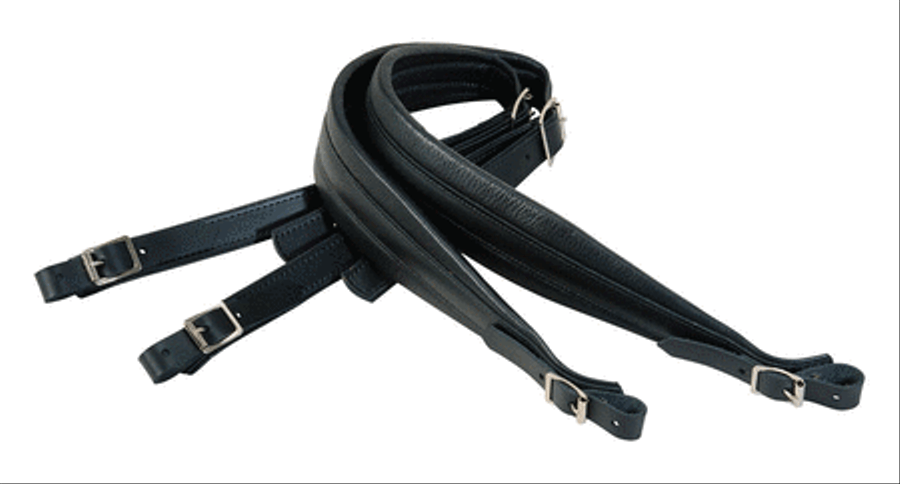 Garment Leather Accordion Strap – Black (Set of 2) Accordion scores gallery preview page 1
