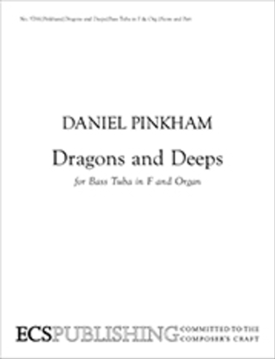 Dragons and Deeps Tuba scores gallery preview page 1