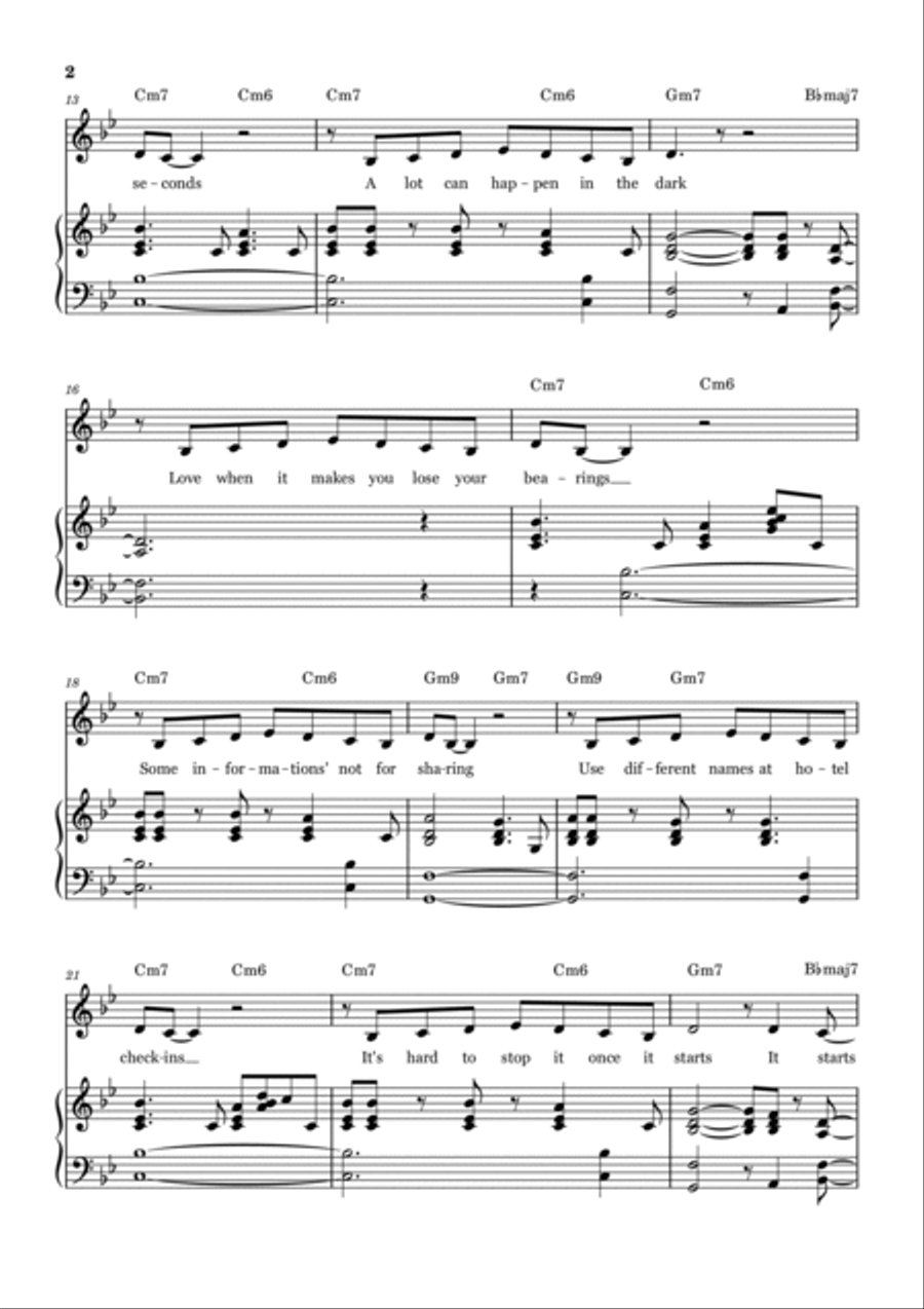 Billie Bossa Nova Billie Bossa Nova Voice scores gallery preview page 2