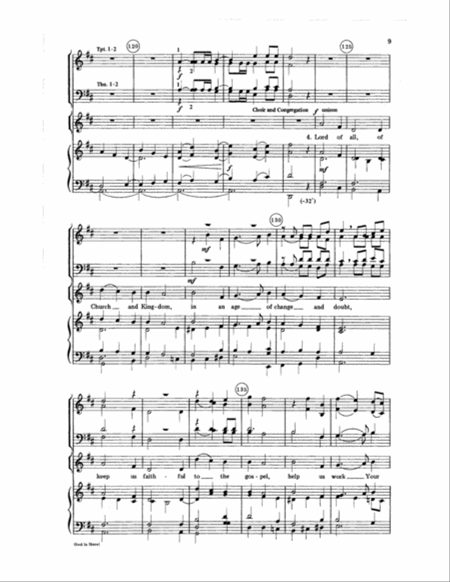 God Is Here! Choir scores gallery preview page 9