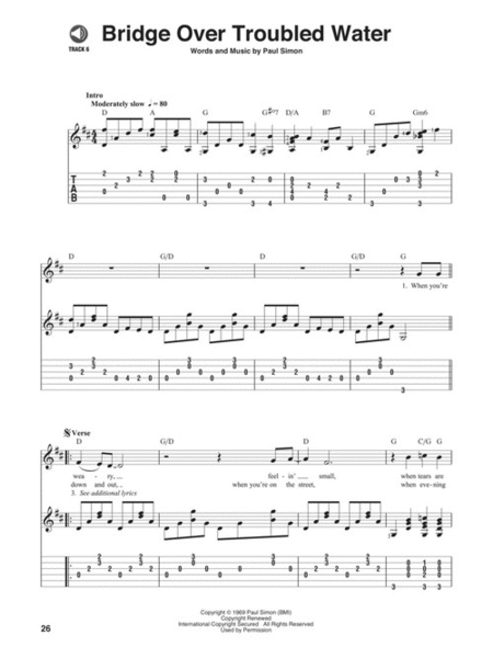 Sing Along with Easy Fingerpicking Guitar Accompaniment image number null