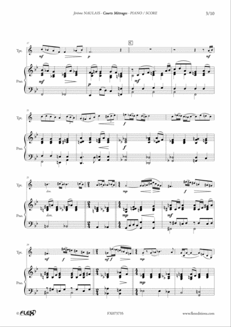Courts Metrages Cornet scores gallery preview page 3