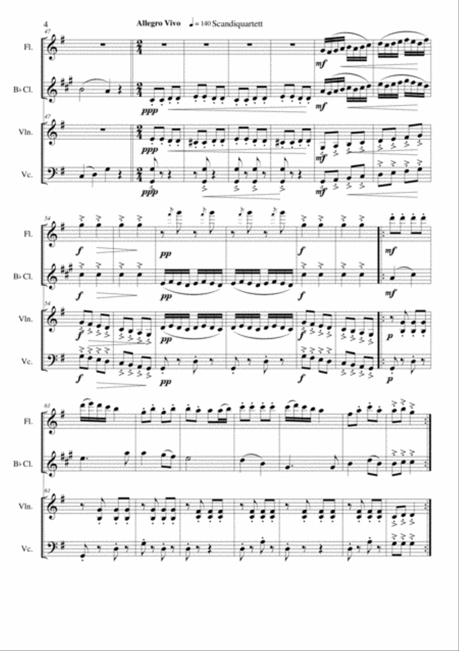 Scandiquartett Small Ensemble scores gallery preview page 4