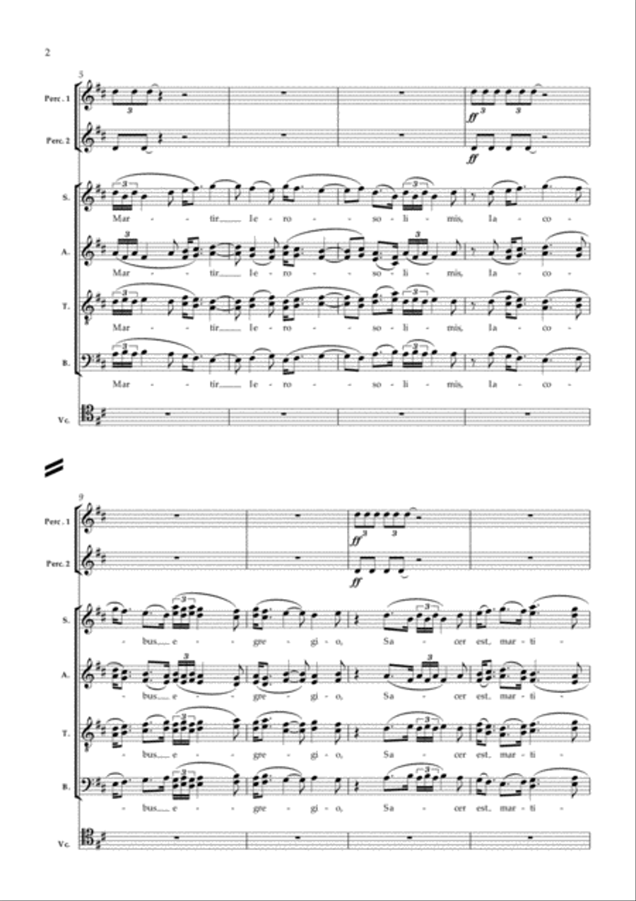 To the Field of Stars To the Field of Stars 4-Part scores gallery preview page 3