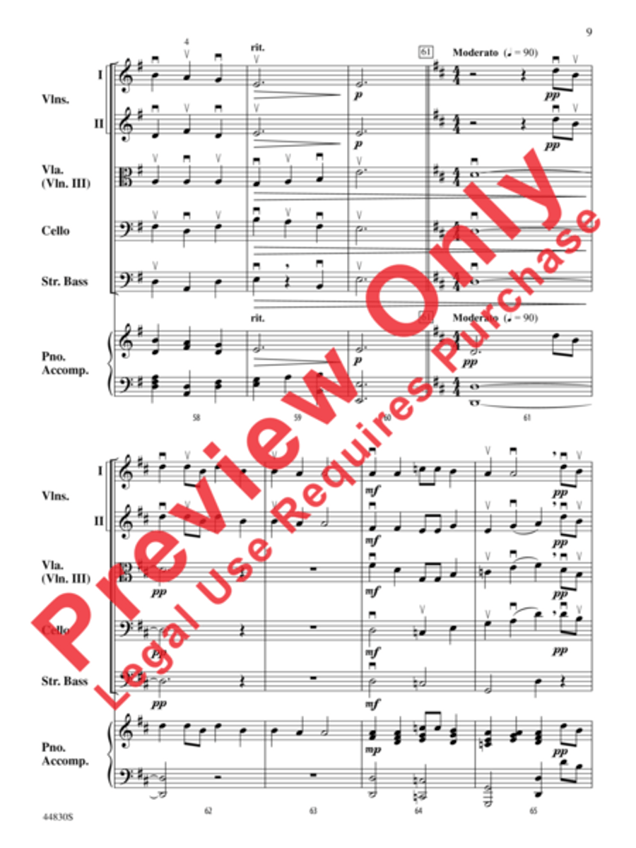 Smoky Mountain Christmas Smoky Mountain Christmas String Orchestra scores gallery preview page 10