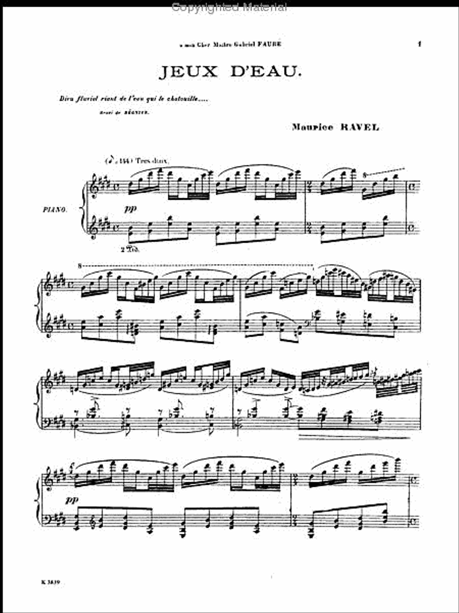 Jeux d'eau Small Ensemble scores gallery preview page 4
