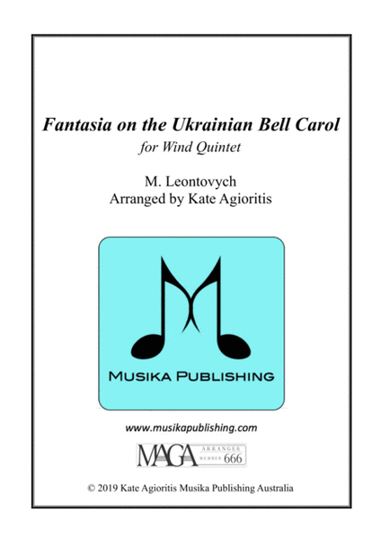 Fantasia on the Ukrainian Bell Carol - for Wind Quintet image number null